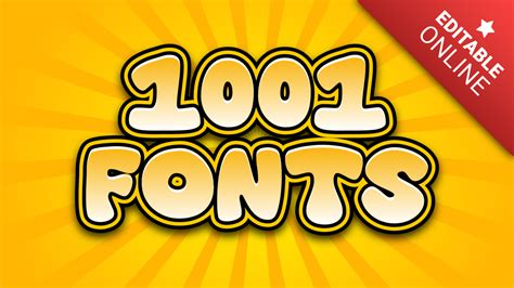 1001 font